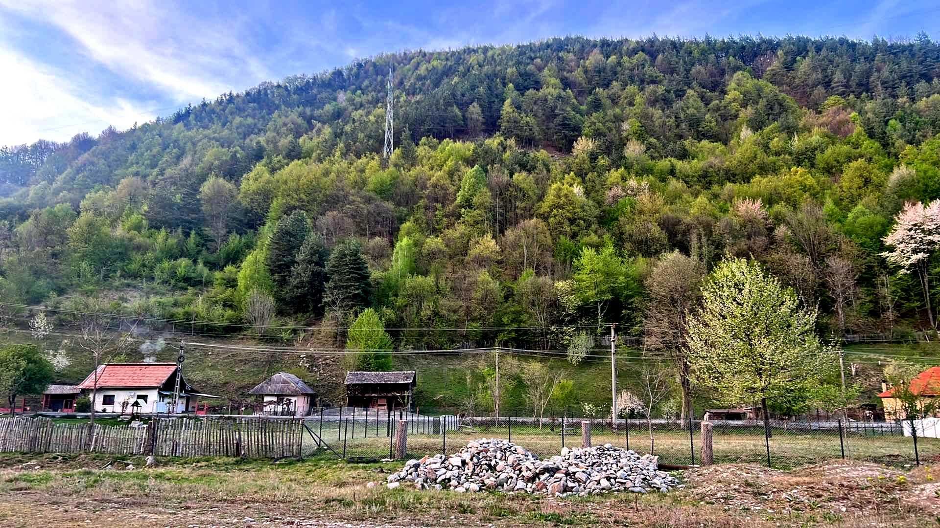 Vand teren la Vasilatu, Brezoi (superb) 25 euro /mp