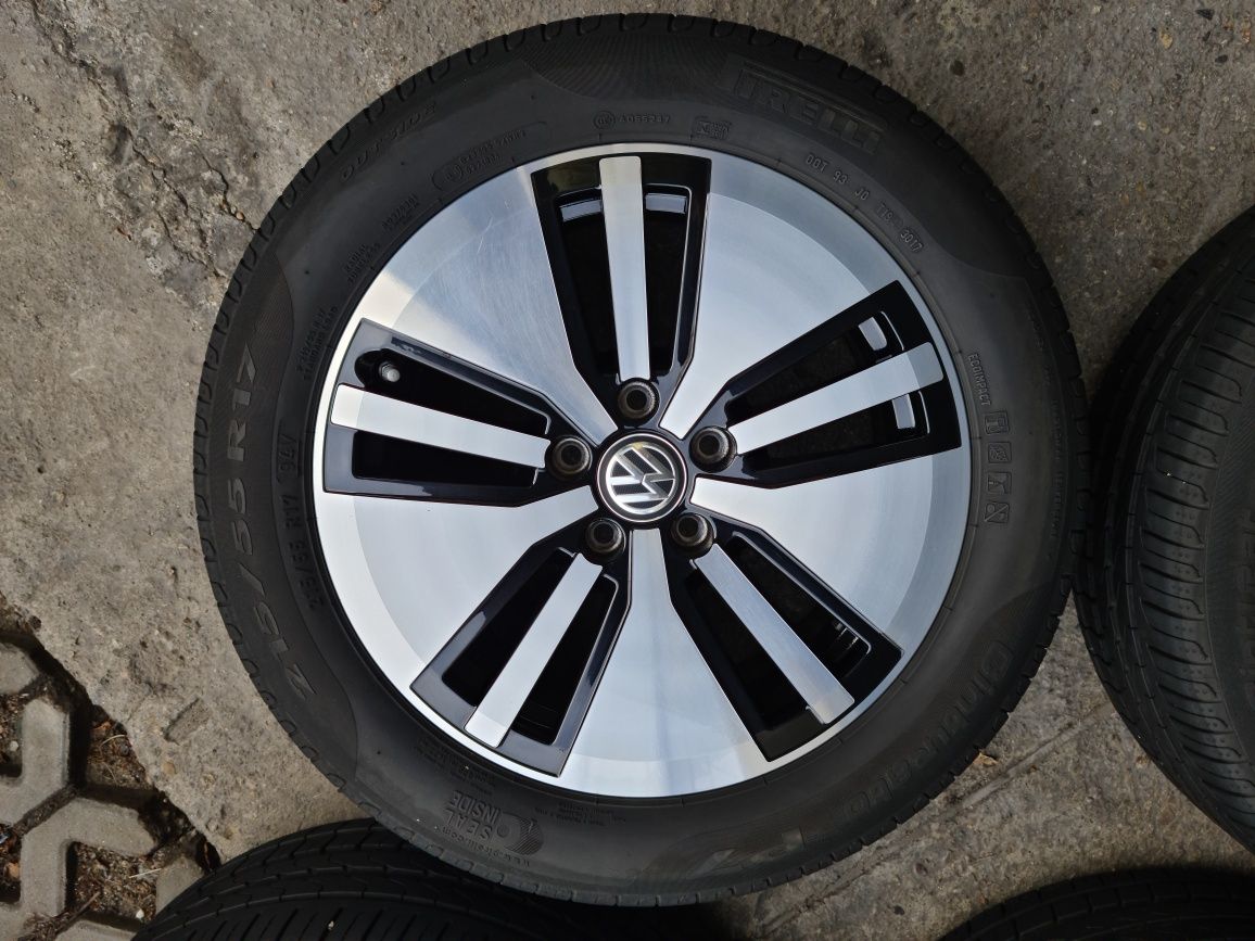 Jante bicolore Vw Passaat GTE/Touran/Caddy/Golf/Tiguan,17",Skoda,Audi