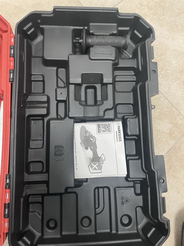 Акумулаторен Ъглошлайф Parkside Performance 40V ,Ø 230 mm