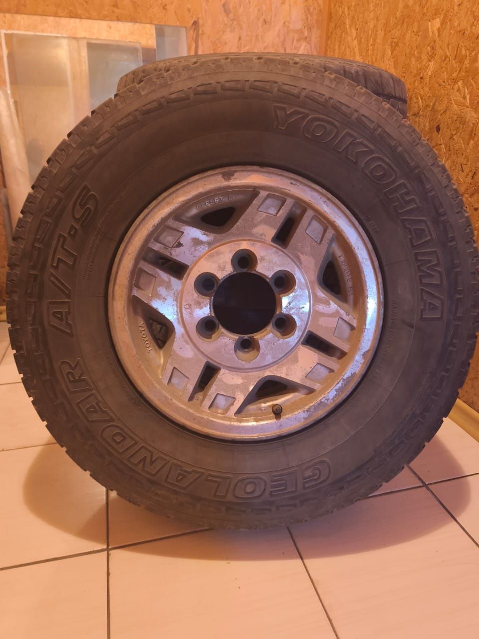 Шины с дисками, 4 шт, 265/70 R15 112Т Yokahama A/