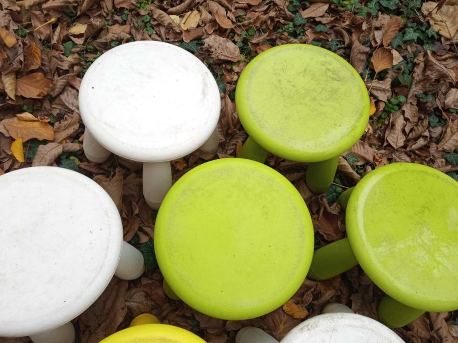 7 бр. Детско столче-табуретка MAMMUT (ikea)