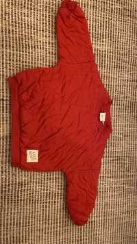Bluza groasa Zara roșie masura 80