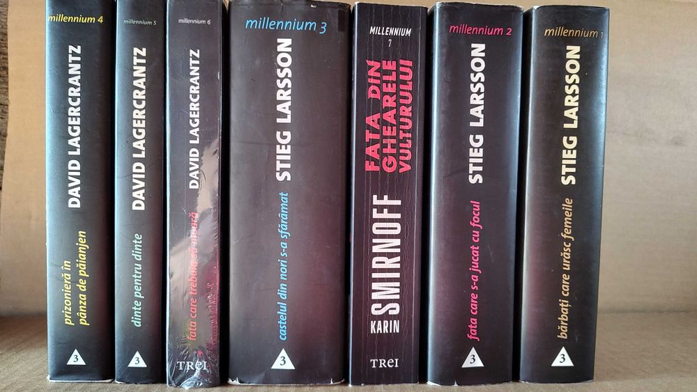 Stieg Larson; David Lagercrantz - seria Millenium (7 titluri)