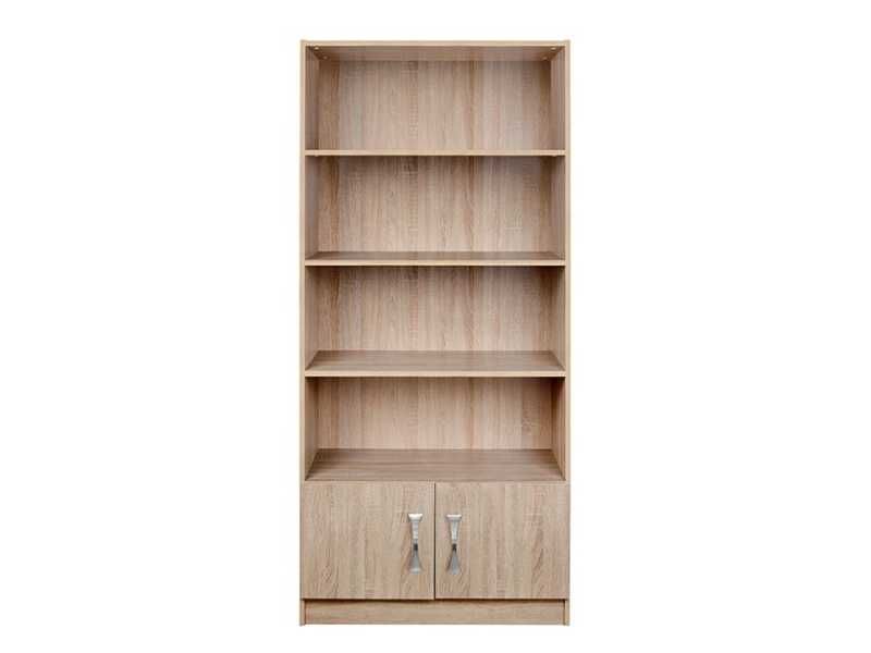 Библиотека, HM10146.01, Сонома, Розов, Син, Пдч, 80х35х180см.