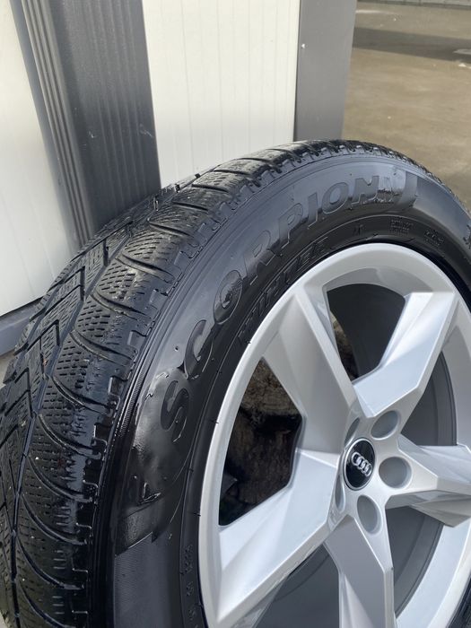 Jante Audi Q7+Cauciucuri PIRELLI SCORPION 255/55 R19