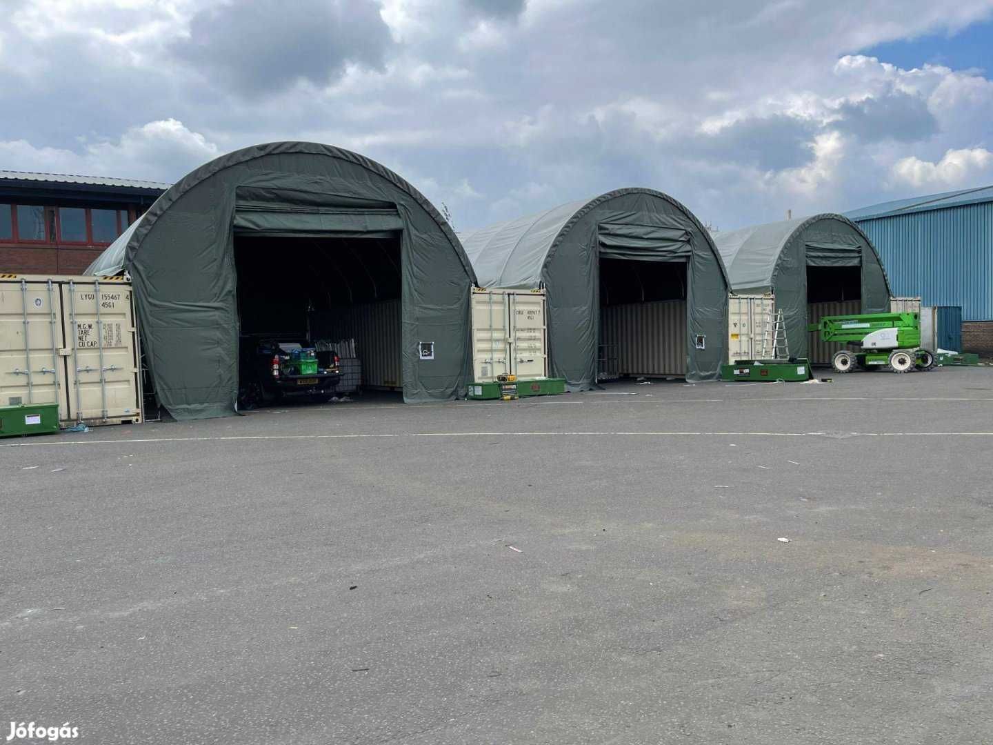 Cort container 8m x 6m pe containere de 20'