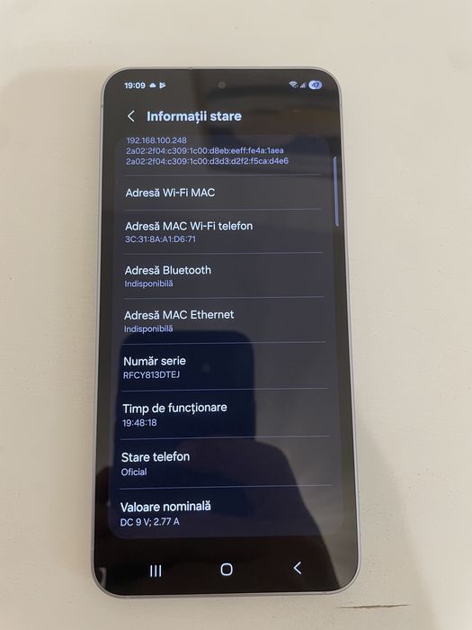 Samsung s25 nou(folosit o singura zi)