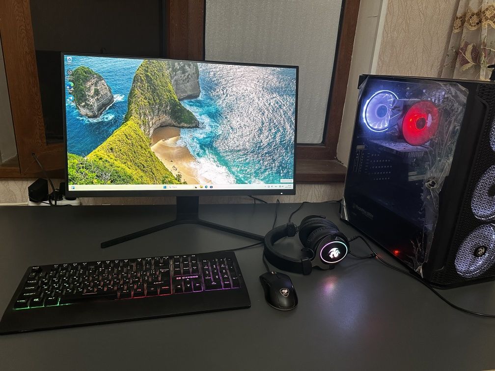 Игровой Компьютер CORE i5-10400f/OZU 16 GB/SSD 256/Hdd 1tb/ Gtx 1650