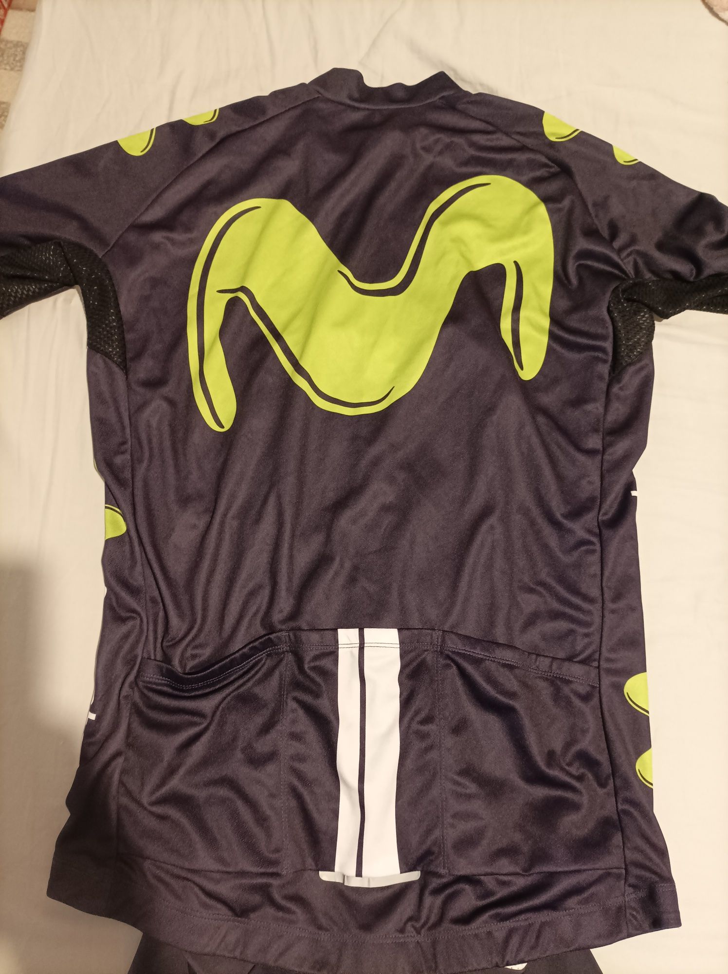 Costum bicicletă Movistar