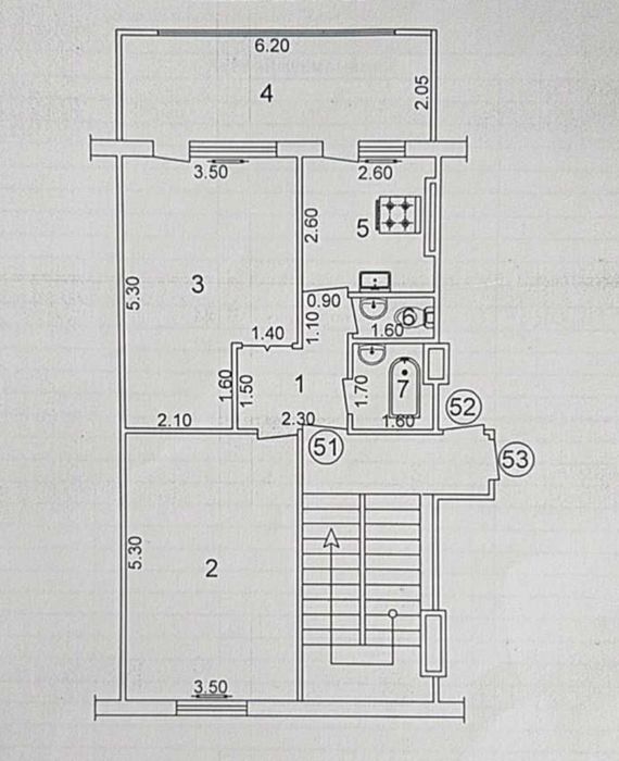 2-Комн. 62м². Разделка. Улучшенка. Феруза. ЭКО Базар. Гинекология.