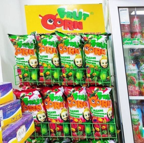 Сладкий Кукурузные палочки Frut Corn приглашает вас сотрудничество.!