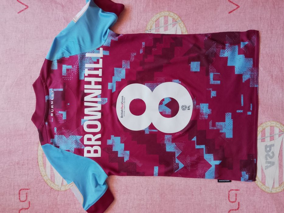 Tricou Fotbal Copii Burnley #8 Brownhill 158 cm