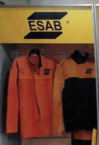 Кожаная куртка сварщика ESAB Швеция Оригинал, не поделка
