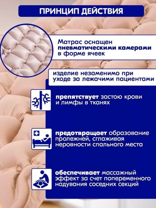 Противопролежневый матрас с насосной системой