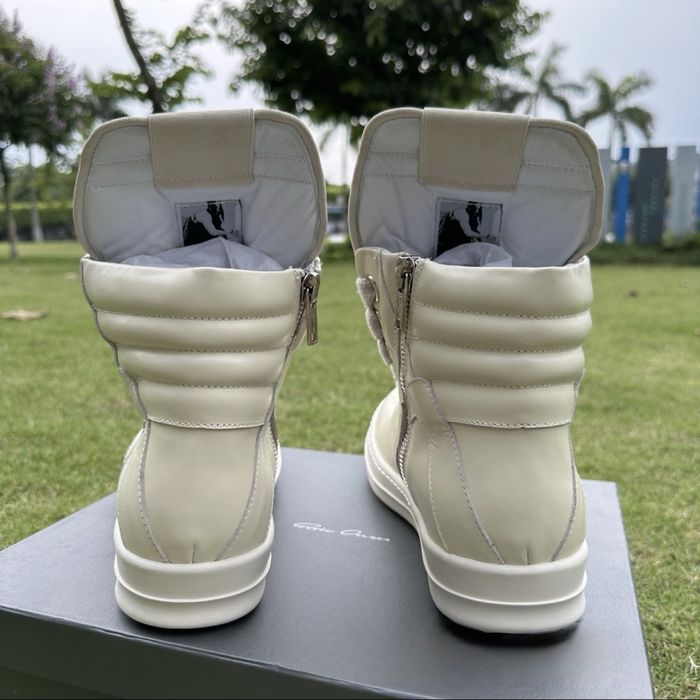 Rick Owens GeoBasket Jumbolace White