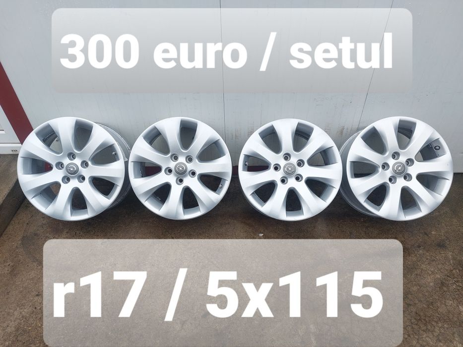 Jante aluminiu ORIGINALE r17 / gama OPEL / CHEVROLET / 5x115