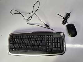 Tastatura și mouse cu fir