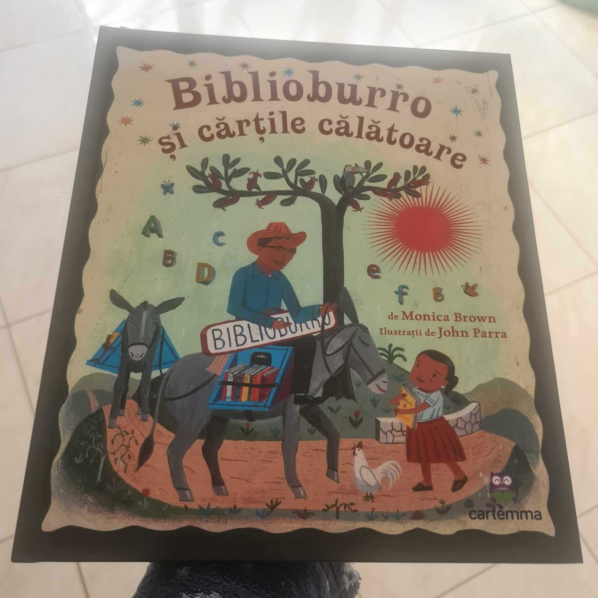 Biblioburro si cartile calatoare, coperta cartonata an 2019