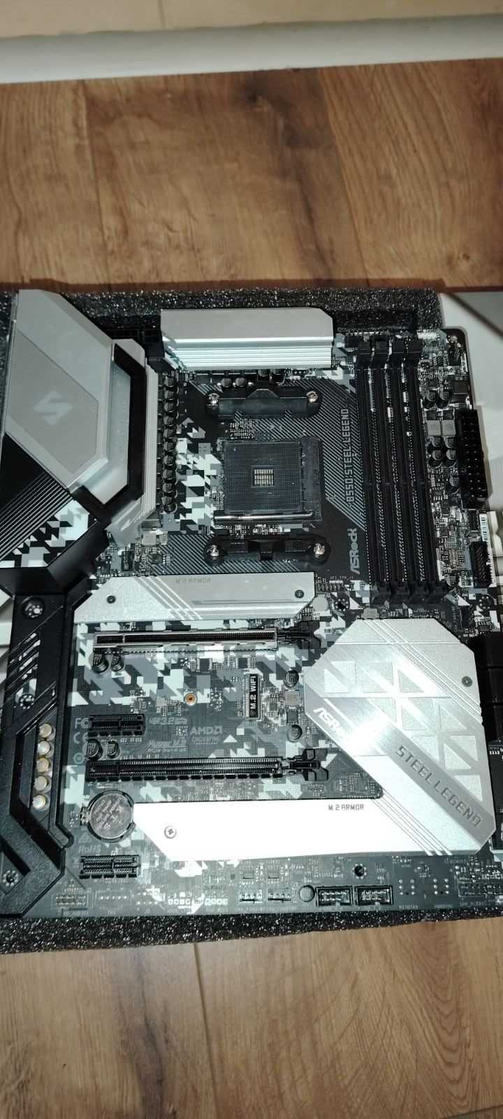 Asrock - B550 Steel Legend + RYZEN 5 5600X 6-Core (4.6 GHz ) AM4
