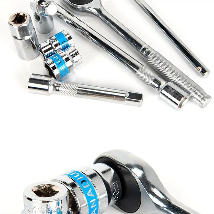 Комплект торцови ключове 24 части 1/2"