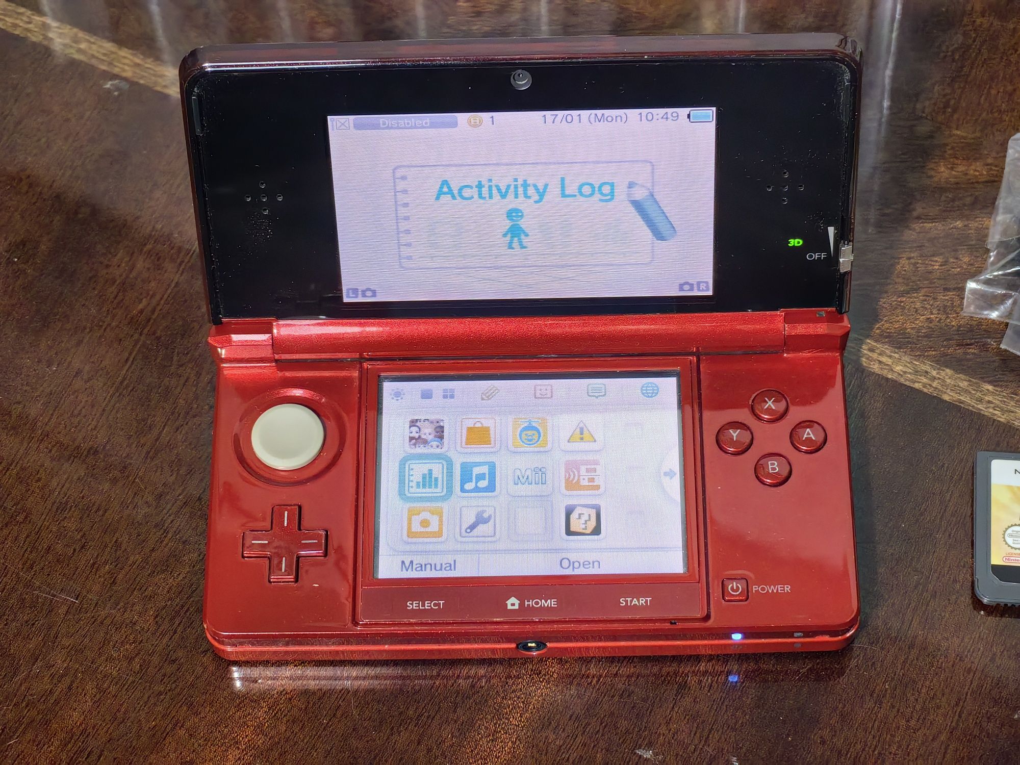 Nintendo 3d red edition + опцията за игри