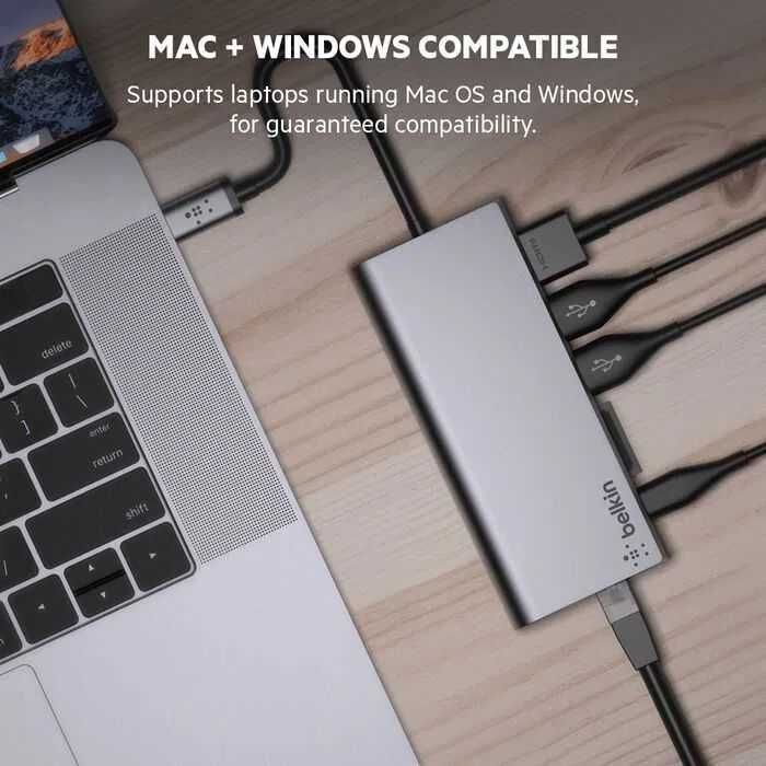 Продаётся док станция Belkin Usb-C Multimedia Hub+ Power