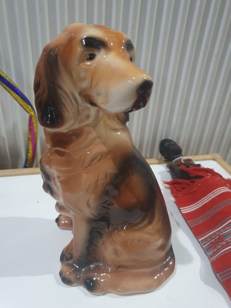 Bibelou mare statuie cățel 35 cm. Made in Romania fara defect