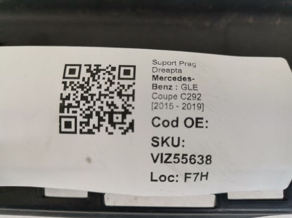Suport Prag Dreapta Mercedes-Benz  GLE Coupe C292 [2015 - 2019] Origin