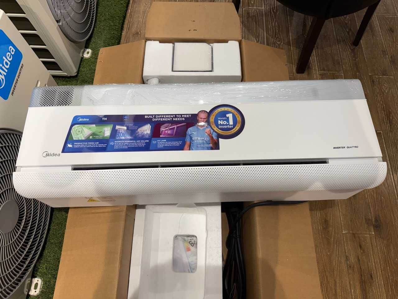 Midea NOVA — кондиционер 3в1 с HEPA, UV и вентиляцией 666 л/мин NEW