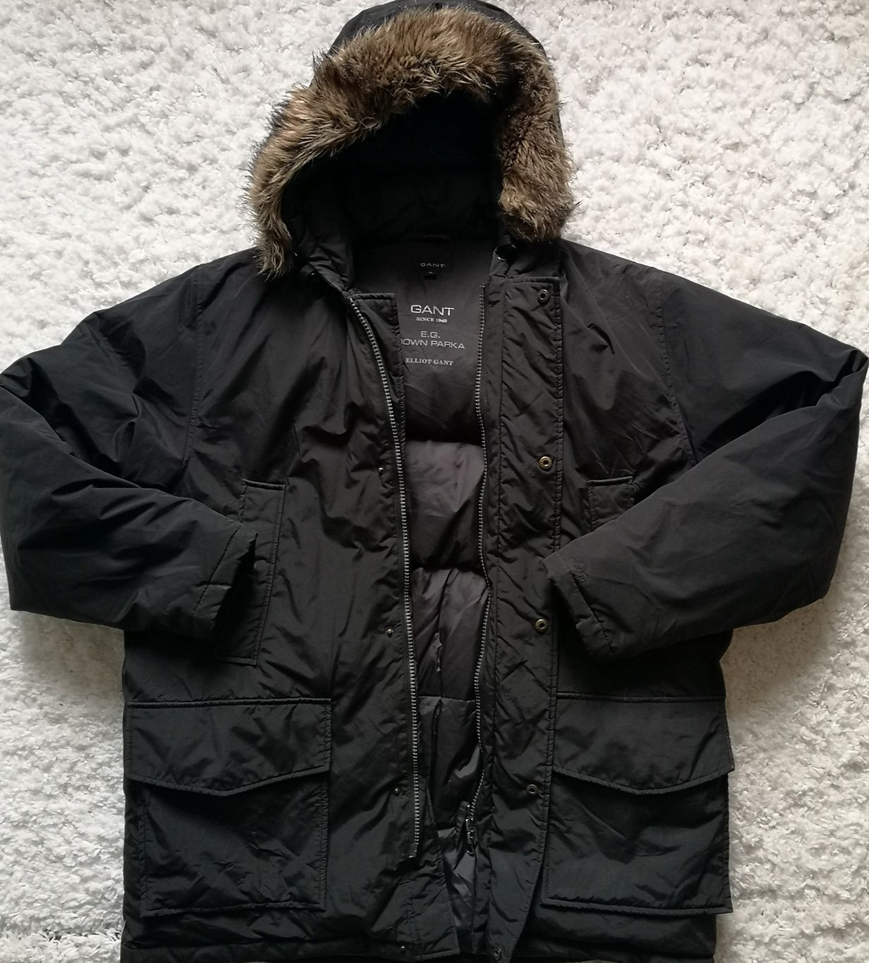 Geaca marca GANT Parka canadiana puf de gasca XL sport alte produse co