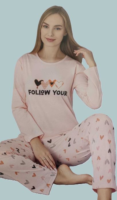 Дамска памучна пижама