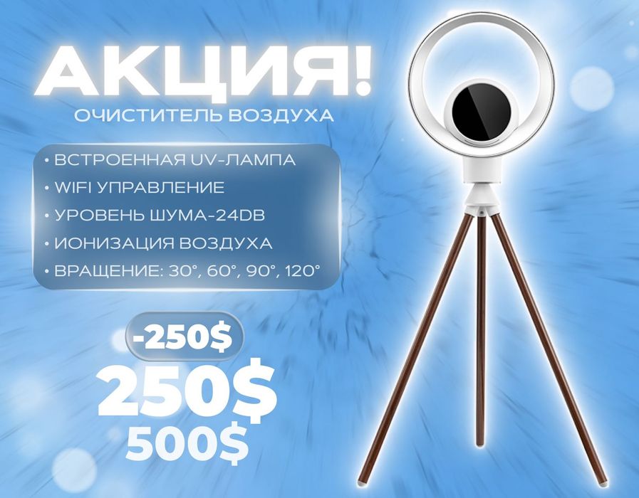 Очиститель воздуха Welkin Yukka от Официального Дилера + Доставка.