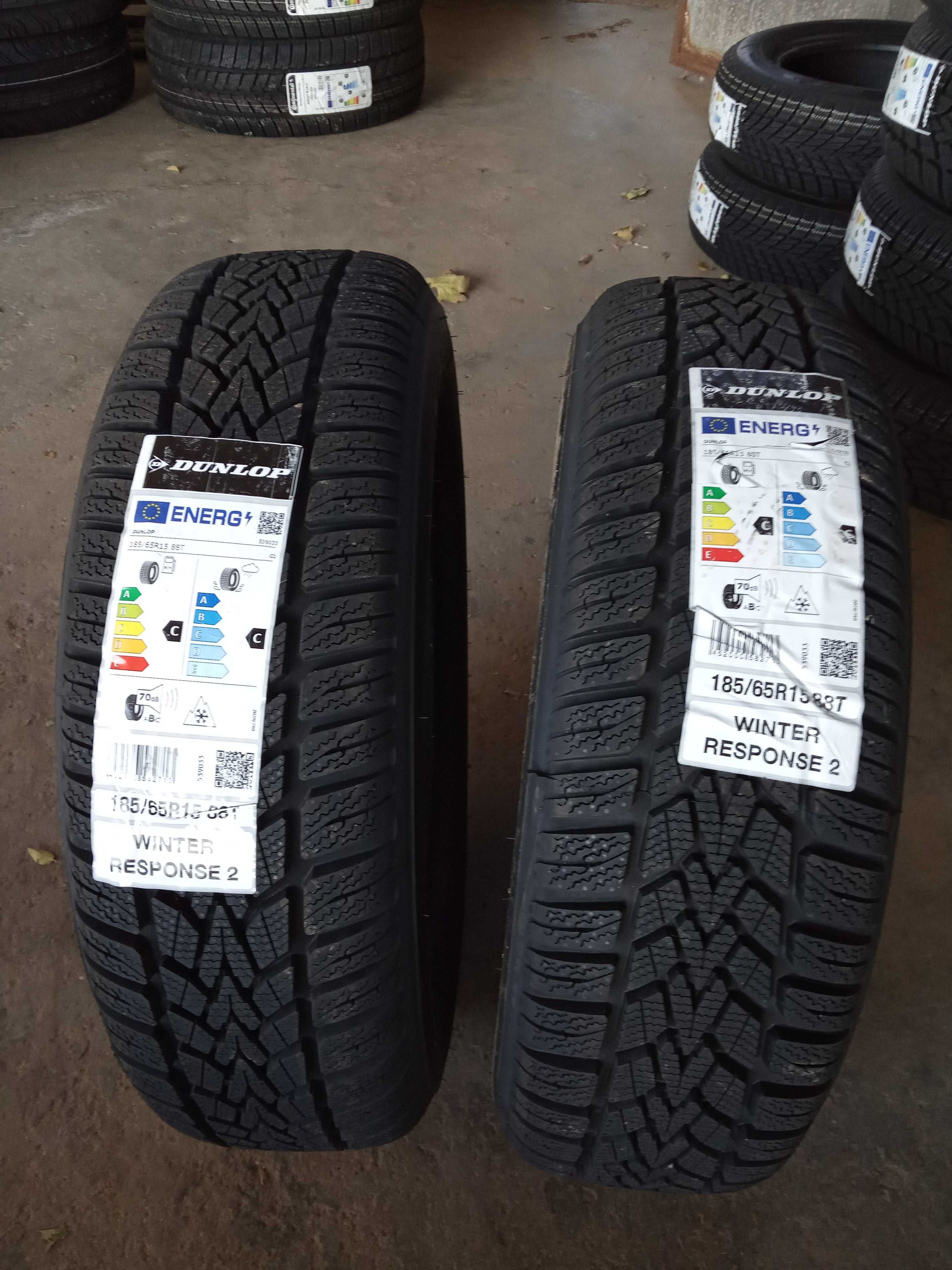 2 Нови зимни гуми 185/65R15 Dunlop Winter Response 2 88T DOT3824