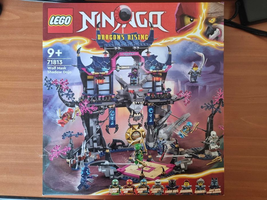 LEGO NINJAGO Wolf Mask Dojo 71813 nou, original, sigilat,detin factura