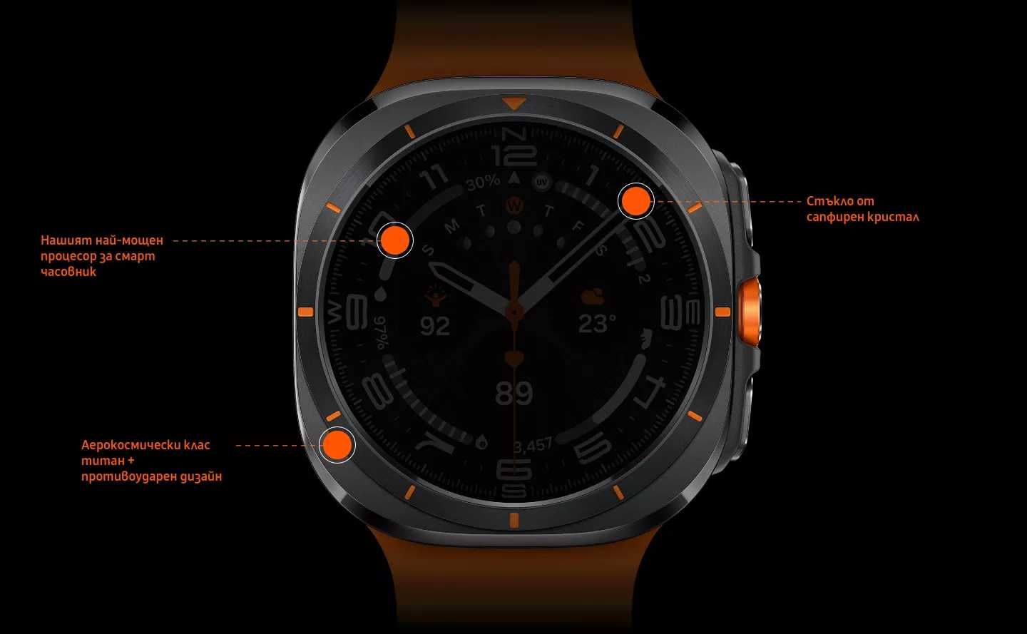 Смарт часовник Samsung Galaxy Ultra LTE 47mm Grey