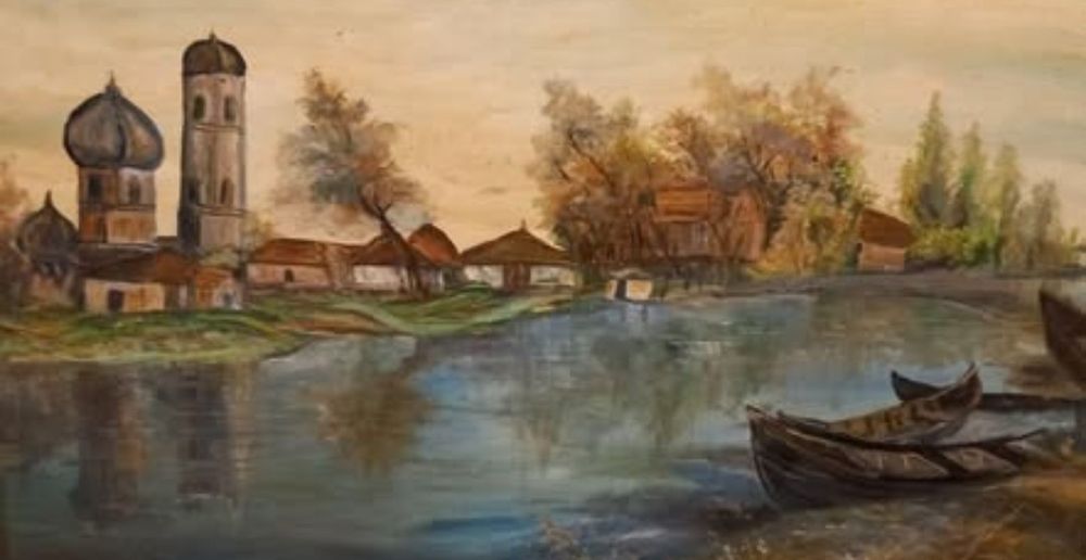 Pictura in ulei pe panza