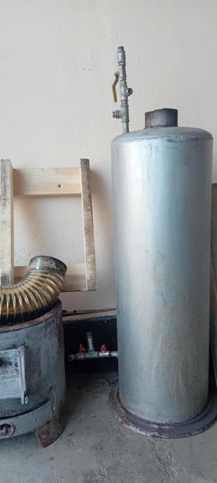 Cazan de baie cu focar