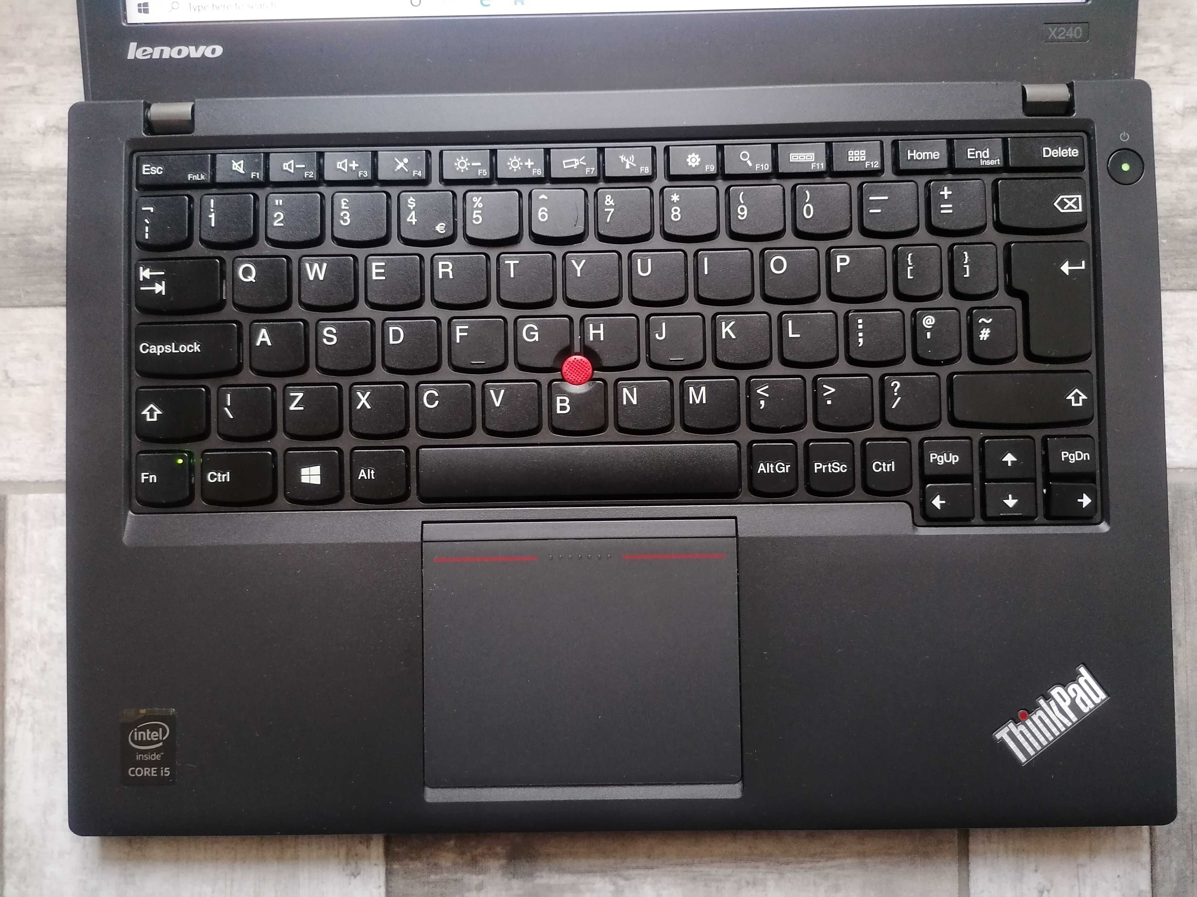 Лаптоп Lenovo ThinkPad x240 /i5-4200U/160GB/4GB RAM/Windows 10