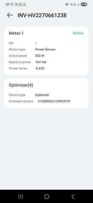 Invertor Huawei 12 kw + dongle + 4 optimizatoare panouri