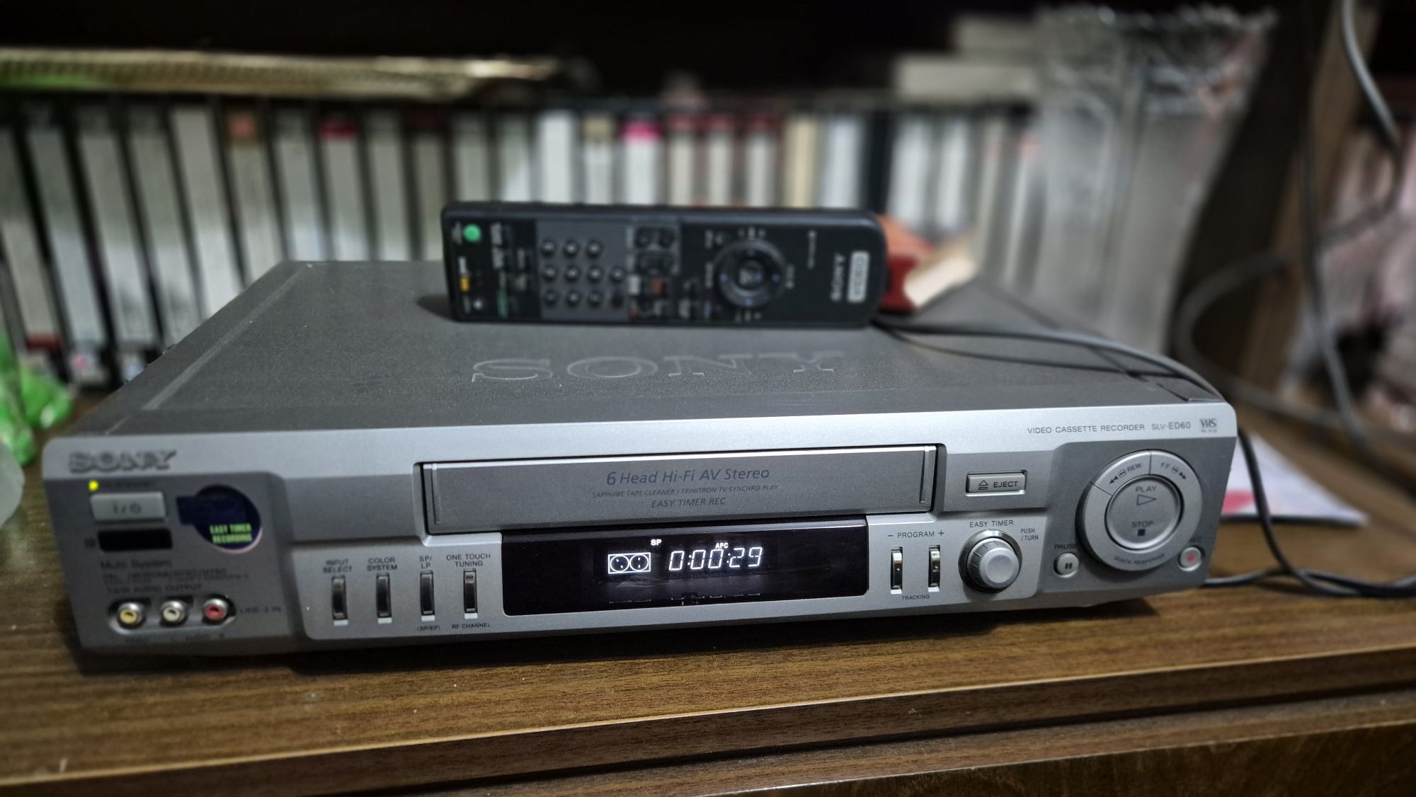 Стерео видак SONY slv ED60 hi-fi 6head