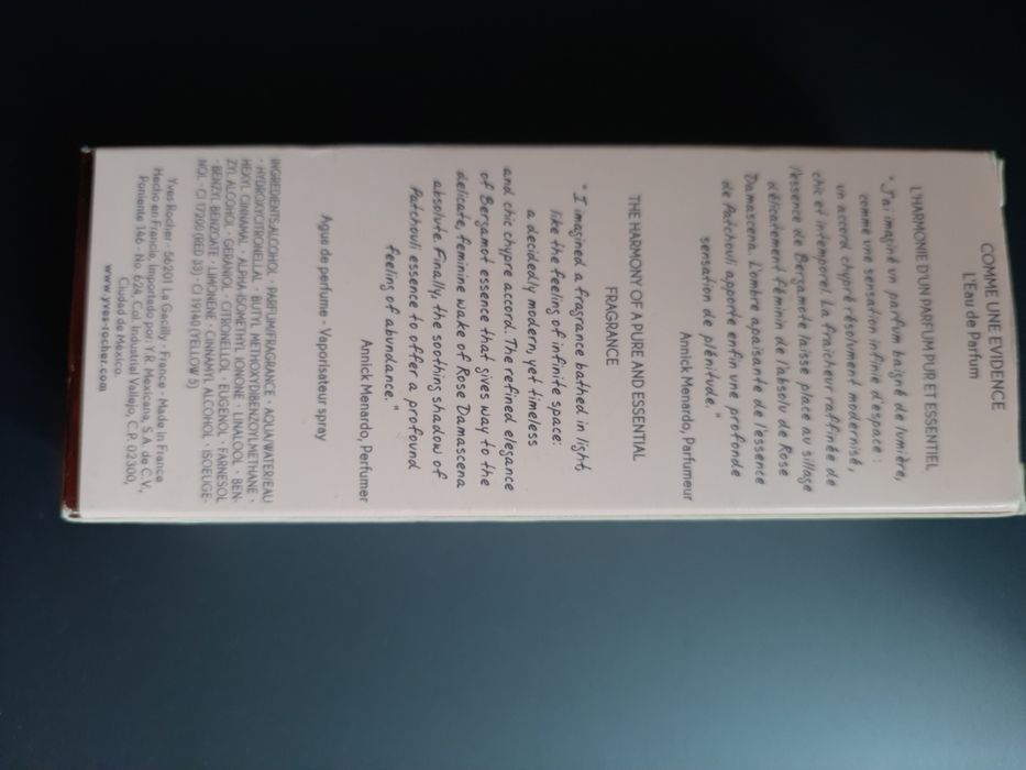 Evidence Yves Rocher