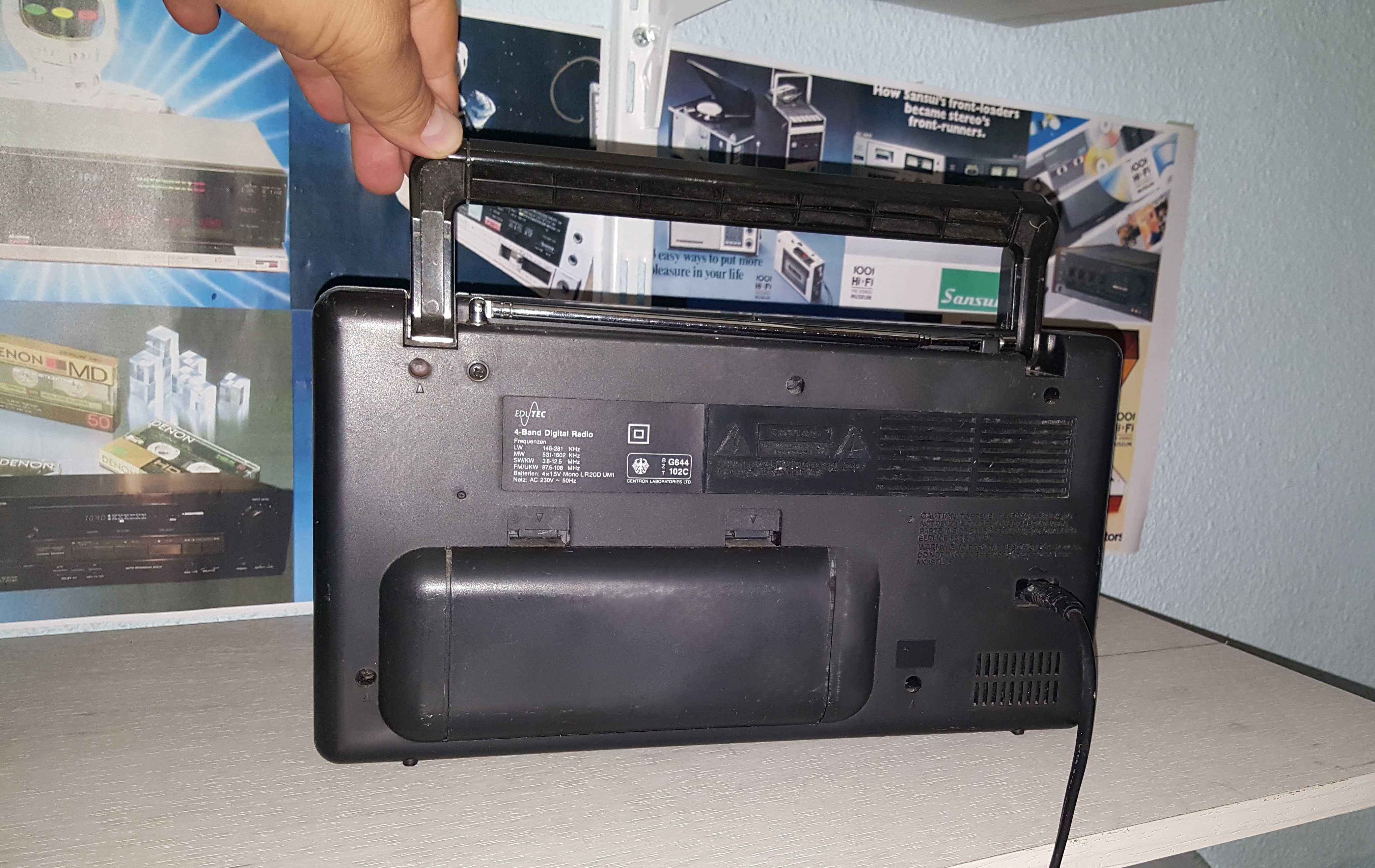 Vand Radio EDUTEC 4Band Digital PLL radio (Germania)