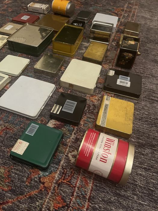 Colectie lot 29 cutii tigarete / tigari - vintage