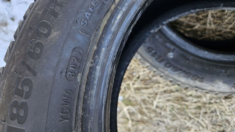 2бр като нови гуми 185 60 15 дот 21 кумхо