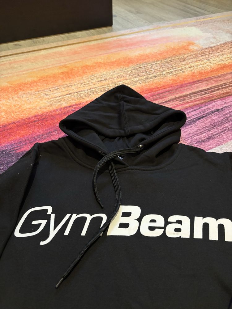 GymBeam черен суитчър