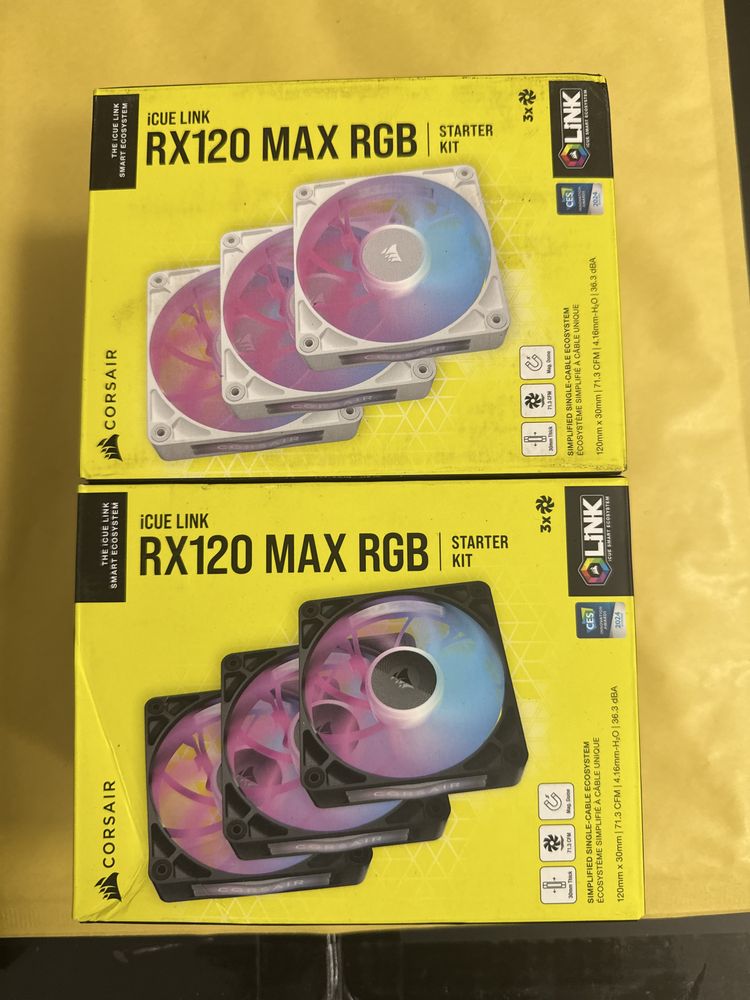 Ventilator corsair icue link rx120 rgb 120mm triple pack sigilat