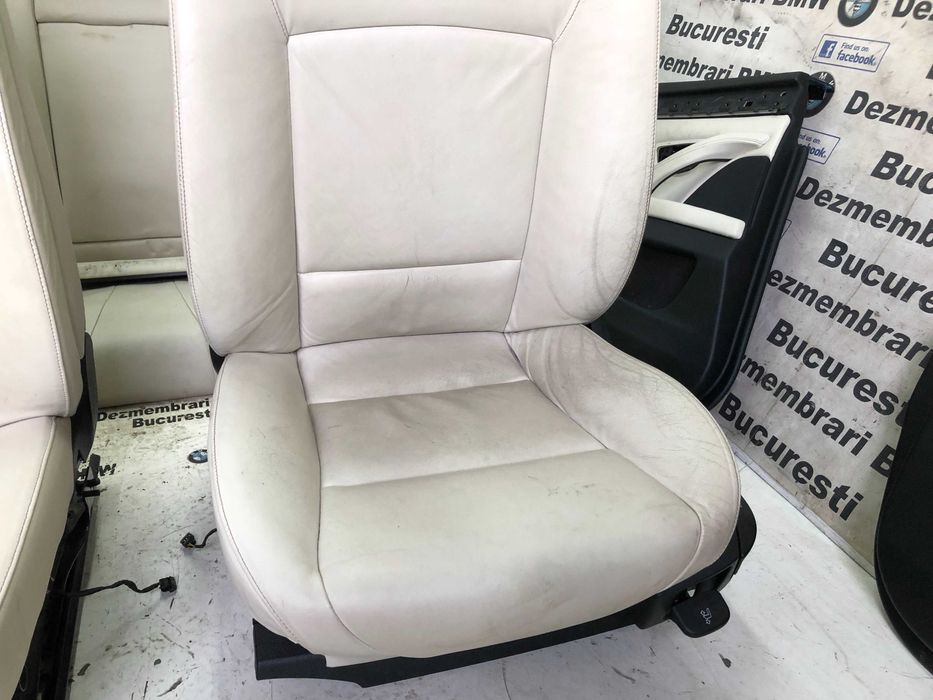 Scaune interior cu incalzire INDIVIDUAL BMW F10 piele crem deschis EU