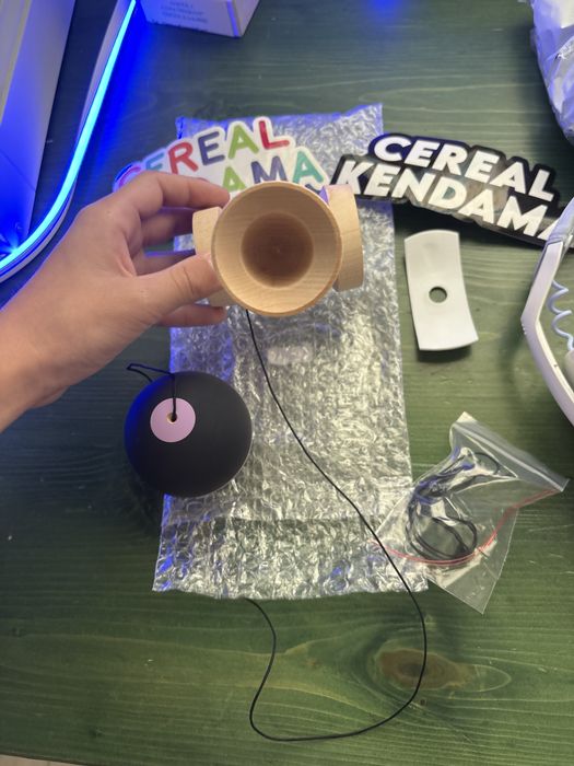 Kendama cereal grip anti skid
