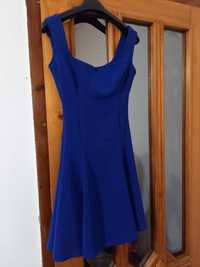 Синя елегантна рокля