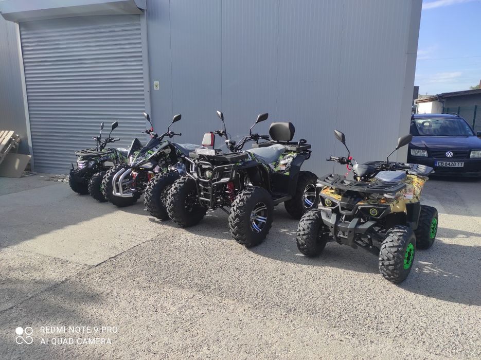 250 Кубика Бензиново Атв с Водно охлаждане и ръчна трансмисия 4+1